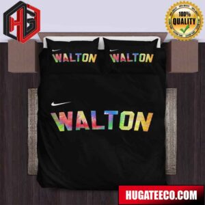 Adam Silver Says The Players Will Warmup In A Bill Walton Shirt In Honor Of The Late Hall Of Famer NBA Finals 2024 X Nike Bedding Set