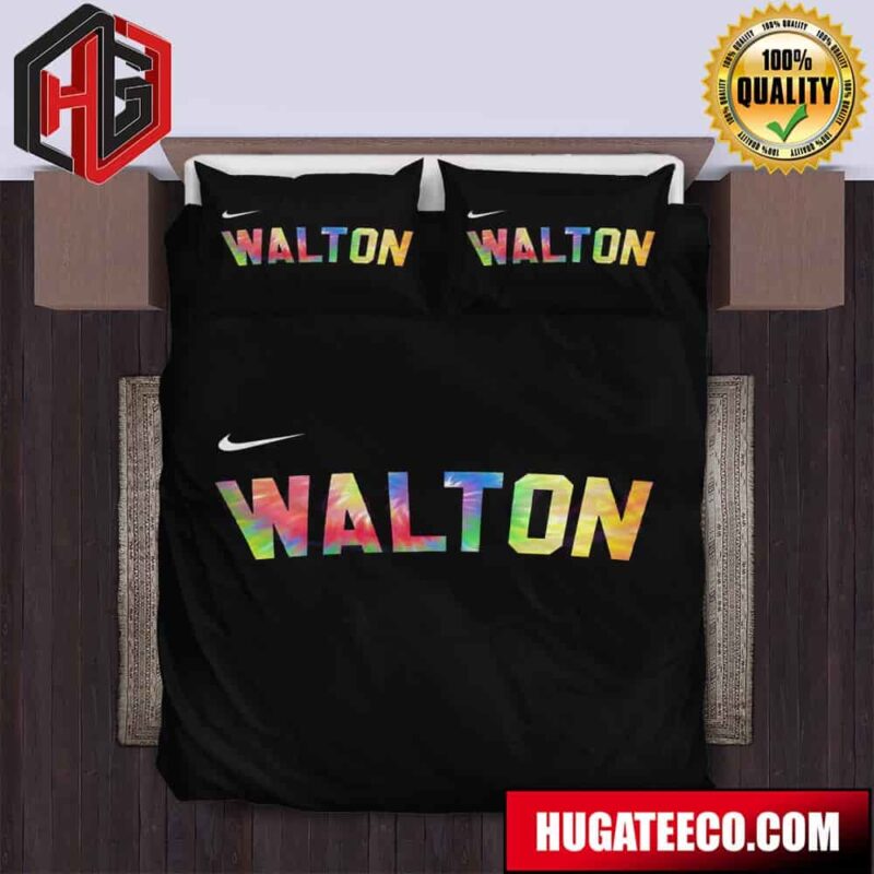 Adam Silver Says The Players Will Warmup In A Bill Walton Shirt In Honor Of The Late Hall Of Famer NBA Finals 2024 X Nike Bedding Set