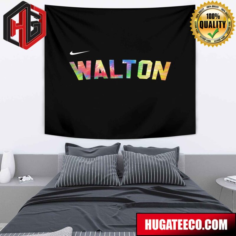 Adam Silver Says The Players Will Warmup In A Bill Walton Shirt In Honor Of The Late Hall Of Famer NBA Finals 2024 X Nike Bedroom Home Decor Tapestry