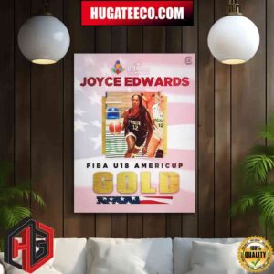 Another Gold Medal Gamecock Congrats Joyce Edwards Fiba U18 Women’s Americup Colombia 2024 Home Decor Poster Canvas