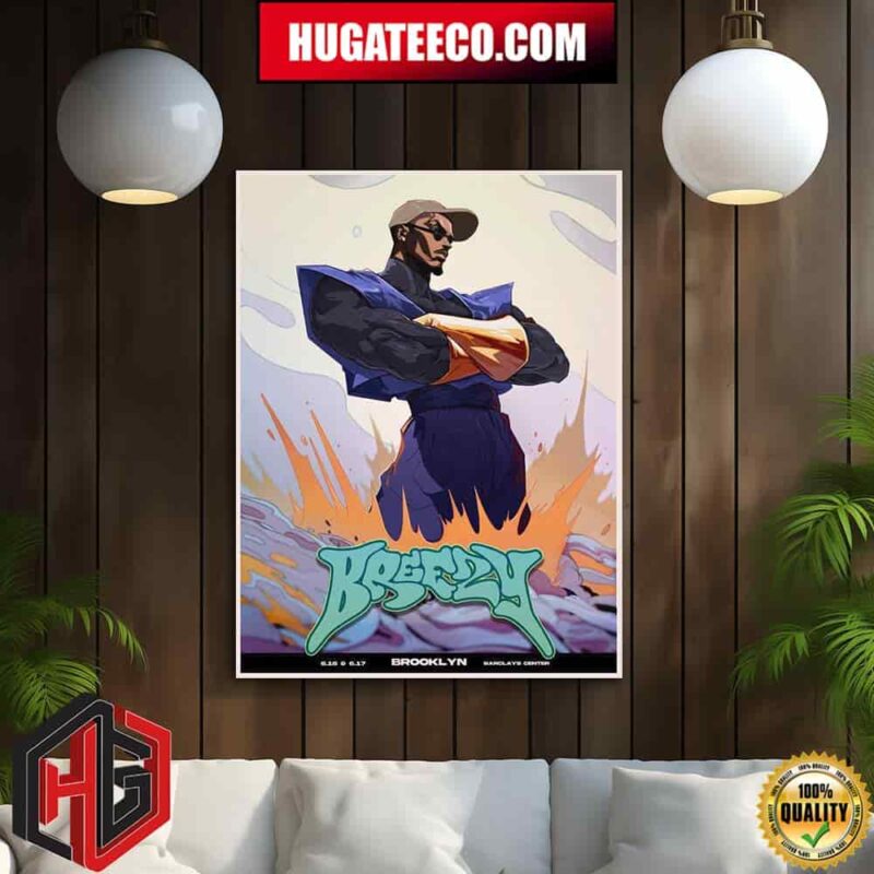Artwork For Chris Brown Performances Two Shows In Brooklyn On June 16th And 17th Home Decor Poster Canvas