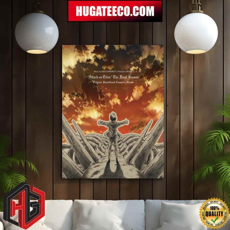 Attack On Titan The Final Season Original Soundtrack Complete Album Home Decor Poster Canvas