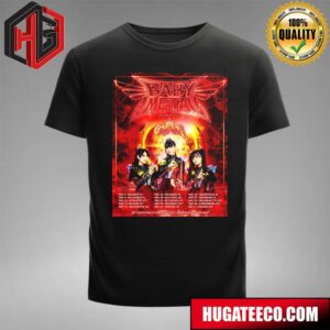 Baby Metal Announce Fall North American Tour Schedule List T-Shirt