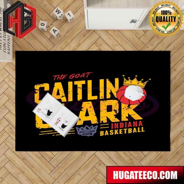 Basketball Crown The GOAT And Queen Caitlin Clark Indiana Home Decor Rug Carpet