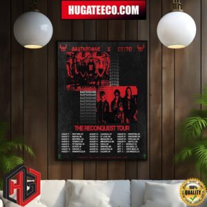 Bastardane And OTTTO Just Announced Their Latest Tour Dates And They Include The Saturday Between Every Us And Canadian Metallica M72 Show Home Decor Poster Canvas