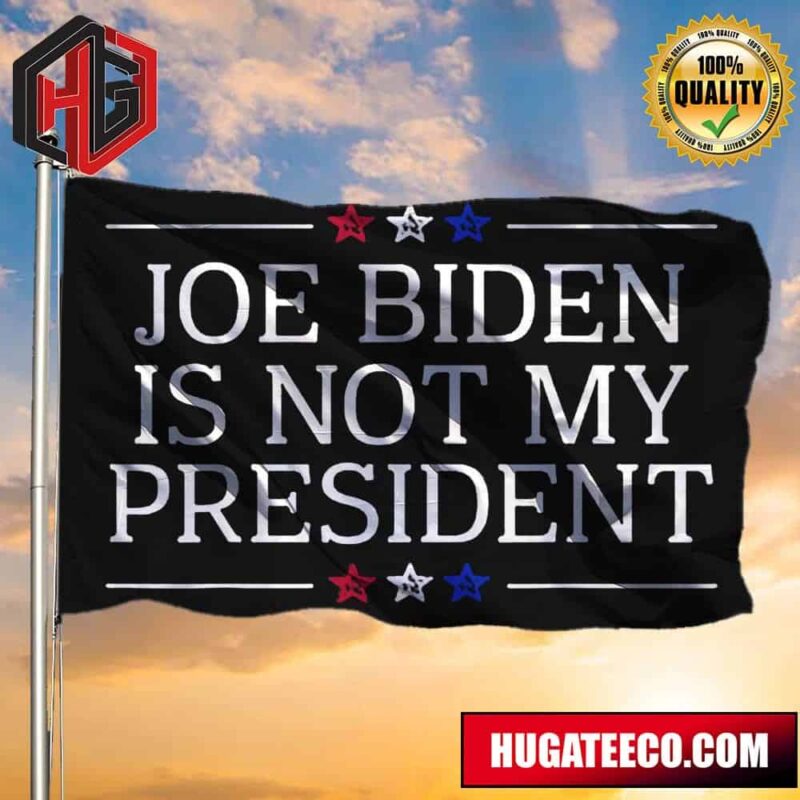 Biden Is Not My President Flag For Front Door Decor Anti Biden For Presidential Election 2 Sides Garden House Flag