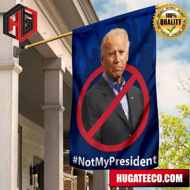 Biden Not My President Flag Anti Joe Biden Flag Anti Fraudulent Decorative House Flag 2 Sides Garden House Flag