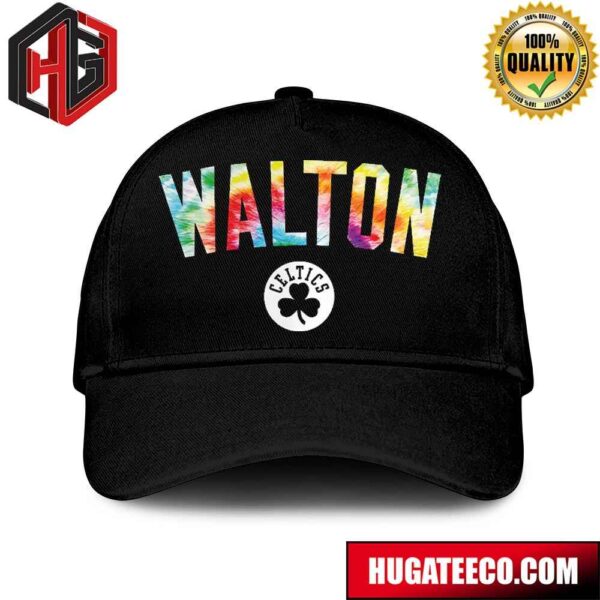 Bill Walton Black Boston Celtics Logo Hat-Cap