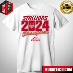 Birmingham Stallions 2024 UFL Champions Unisex T-Shirt