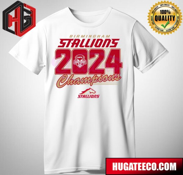 Birmingham Stallions 2024 UFL Champions Unisex T-Shirt