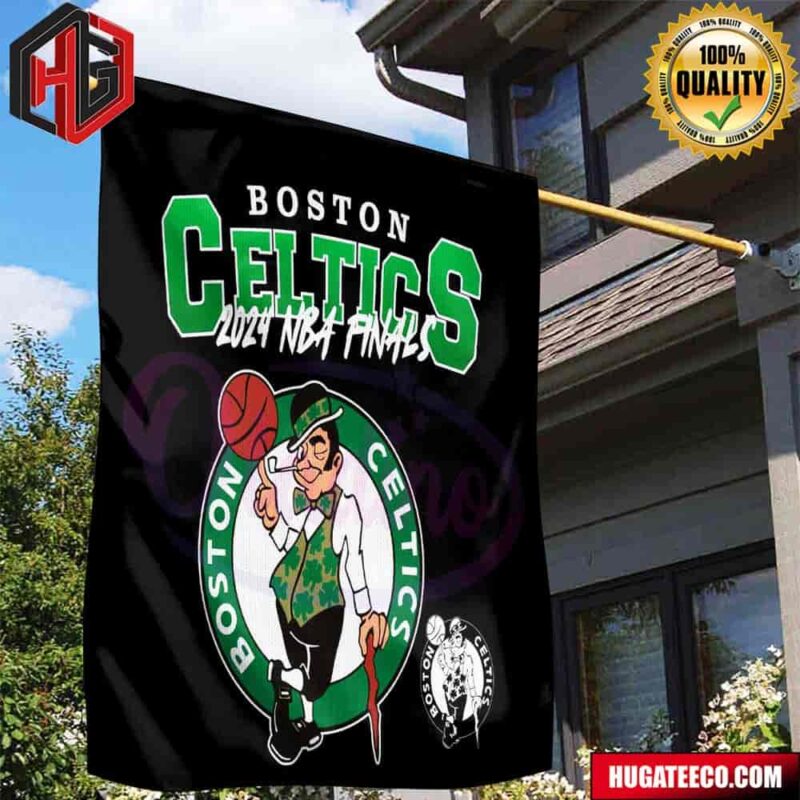 Boston Celtics Logo 2024 NBA Finals Garden House Flag
