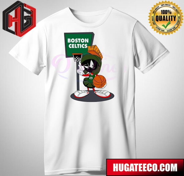 Boston Celtics NBA Looney Tunes Marvin The Martian Unisex T-Shirt