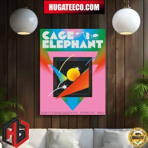 Cage The Elephant Concert Poster For The Show Ridgefield WA On  June 23 2024 Home Decor Poster Canvas