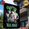 NBA Finals Champions 2024 Boston Celtics Basketball Garden House Flag