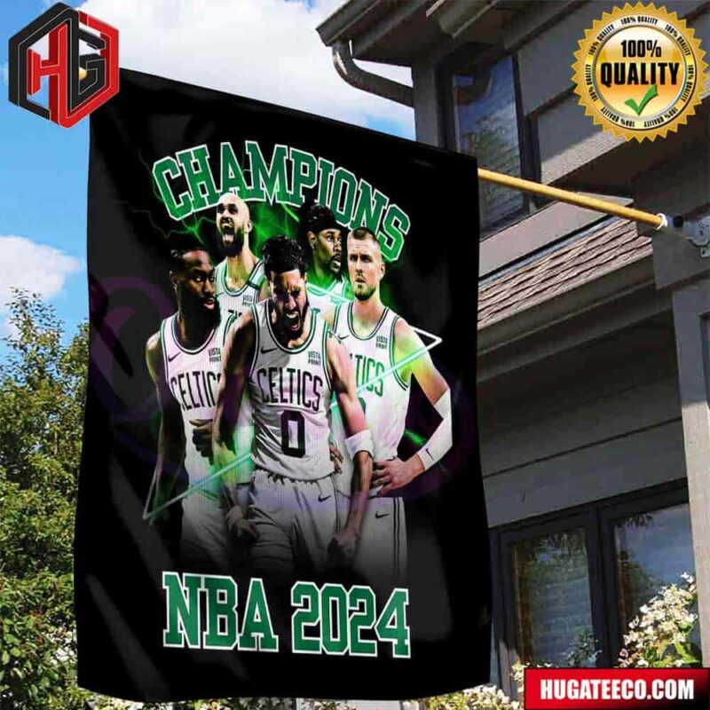 NBA Finals Champions 2024 Boston Celtics Players Garden House