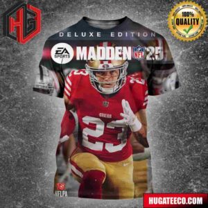 Christian Mccaffrey EA Sports Madden NFL 25 Deluxe Edition Nflpa All Over Print Shirt