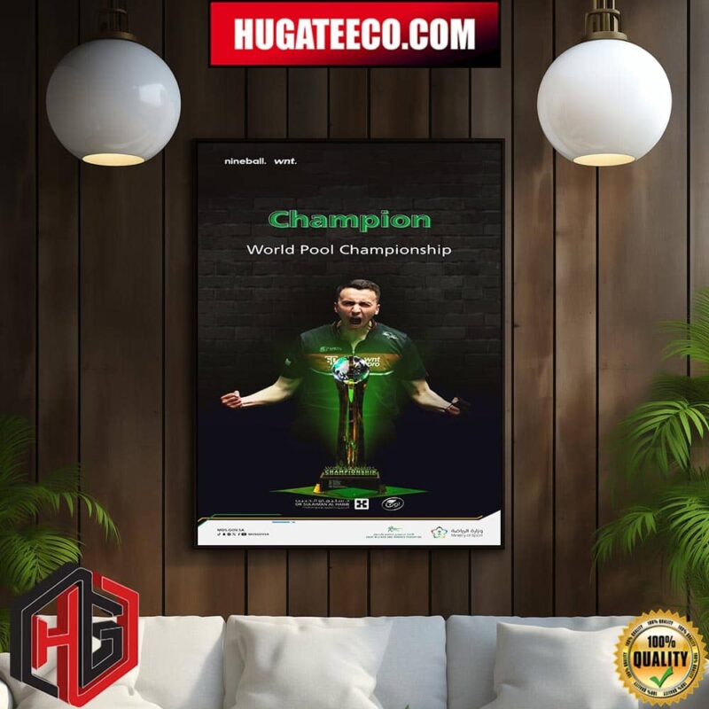 Congrats Fedor Gorst Champions Of The World The Crown Jewel Of Nineball World Pool Championship 2024 In Saudi Arabia Home Decor Poster Canvas