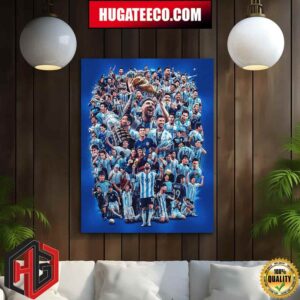 Copa Mundial FIFA Happy Birthday Lionel Andres Messi Home Decor Poster Canvas