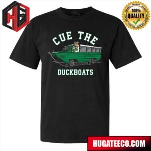 Cue The Duckboats Boston Celtics NBA 2024 T-Shirt