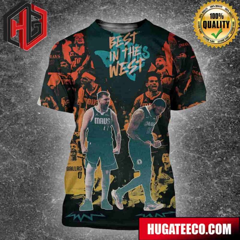 Dallas Mavericks NBA Best In The West Champiosn All Over Print Shirt