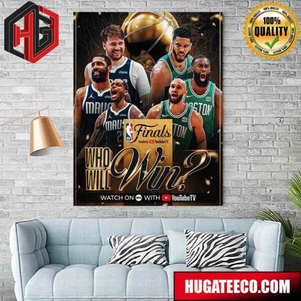 Dallas Mavericks Vs Boston Celtics NBA Finals Who Will Win Home Decor Poster Canvas