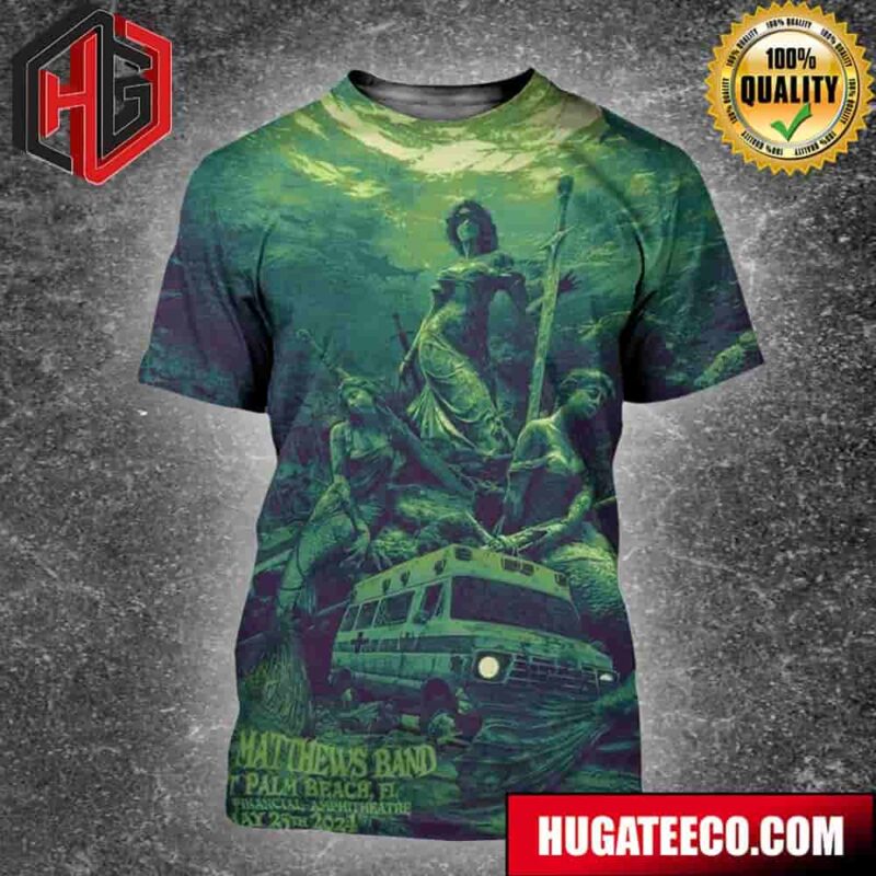 Dave Matthews Band May 25th 2024 Ithink Financial Amphitheatre West Palm Beach Fl All Over Print Shirt