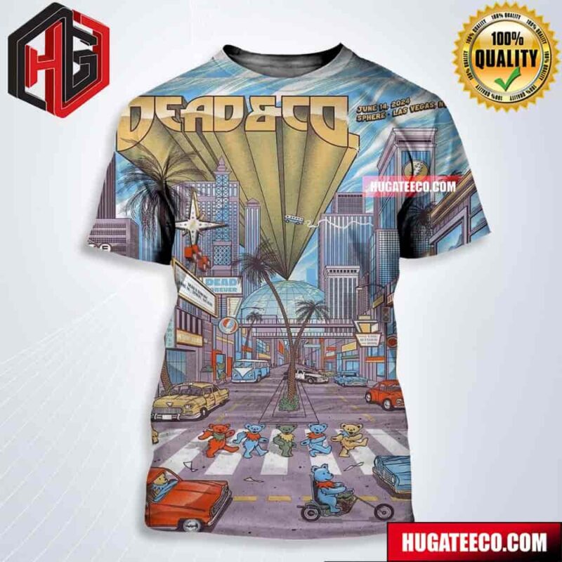 Dead And Company On June 14 2024 Sphere Las Vegas Nv All Over Print Shirt