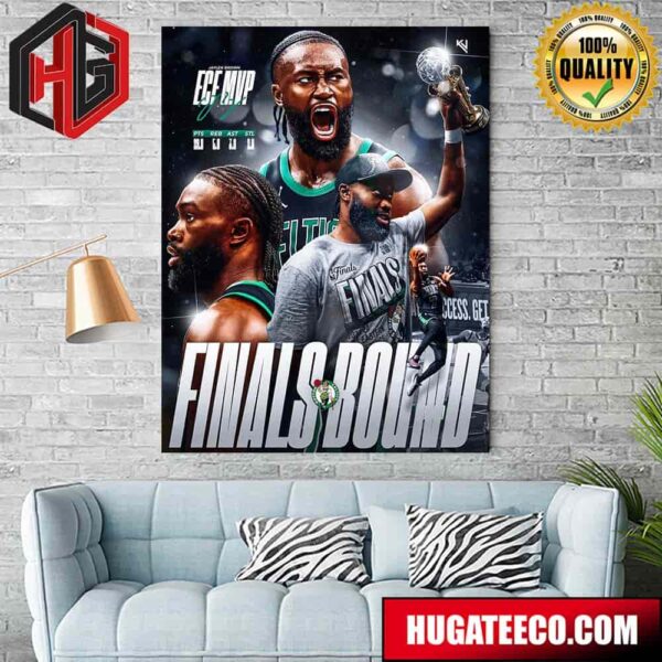 Ecf Mvp Jaylen Brown Boston Celtics NBA Finals Bound Home Decor Poster Canvas