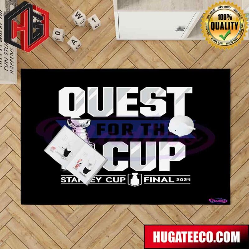 Edmonton Oilers Quest For The Cup NHL Stanley Cup Final 2024 Home Decor Rug Carpet