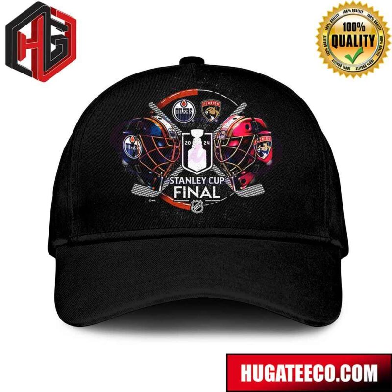 Edmonton Oilers vs Florida Panthers 2024 NHL Stanley Cup Final Face Off Hat-Cap