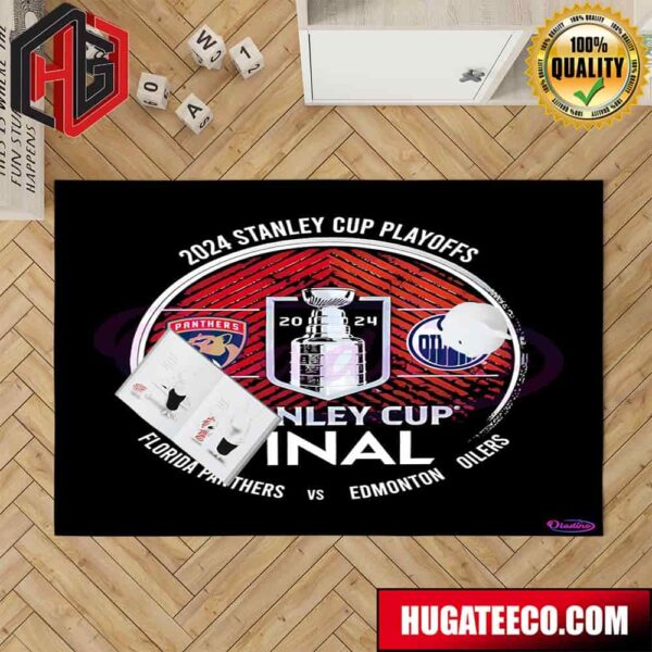 Edmonton Oilers vs Florida Panthers 2024 NHL Stanley Cup Playoffs Home Decor Rug Carpet