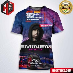 Eminem Dare Me To Drive Formula 1 Pirelli United States Grand Prix 2024 Circuit Of The Americas Austin Texas All Over Print Shirt