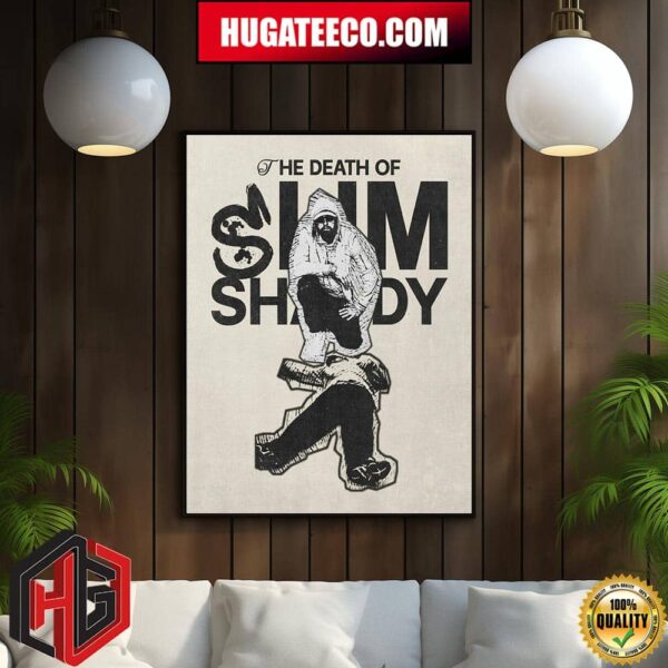 Eminem The Death Of Slim Shady Fan Gifts Home Decoration Poster Canvas
