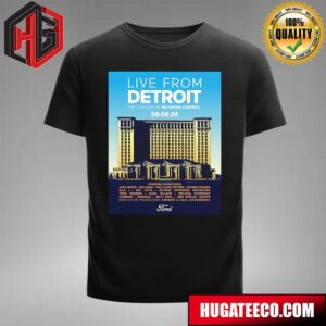Eminem X Paul Rosenberg Are Set To Executive Produce Live From Detroit The Concert At Michigan Central Slated For June 6 2024 T-Shirt