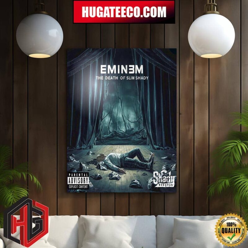 Eminem’s Next Album The Death Of Slim Shady Home Decor Poster Canvas Eminem’s Next Album The Death Of Slim Shady Home Decor Poster Canvas