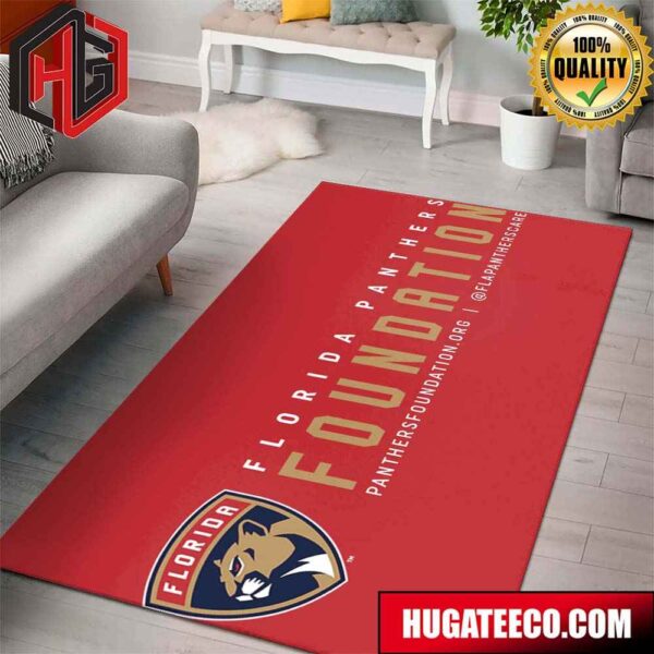 Florida Panther Foundation NHL Stanley Cup 2024 Rug Carpet