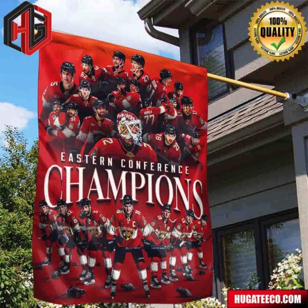 Florida Panthers Are Back-To-Back Eastern Conference Champions Garden House Flag