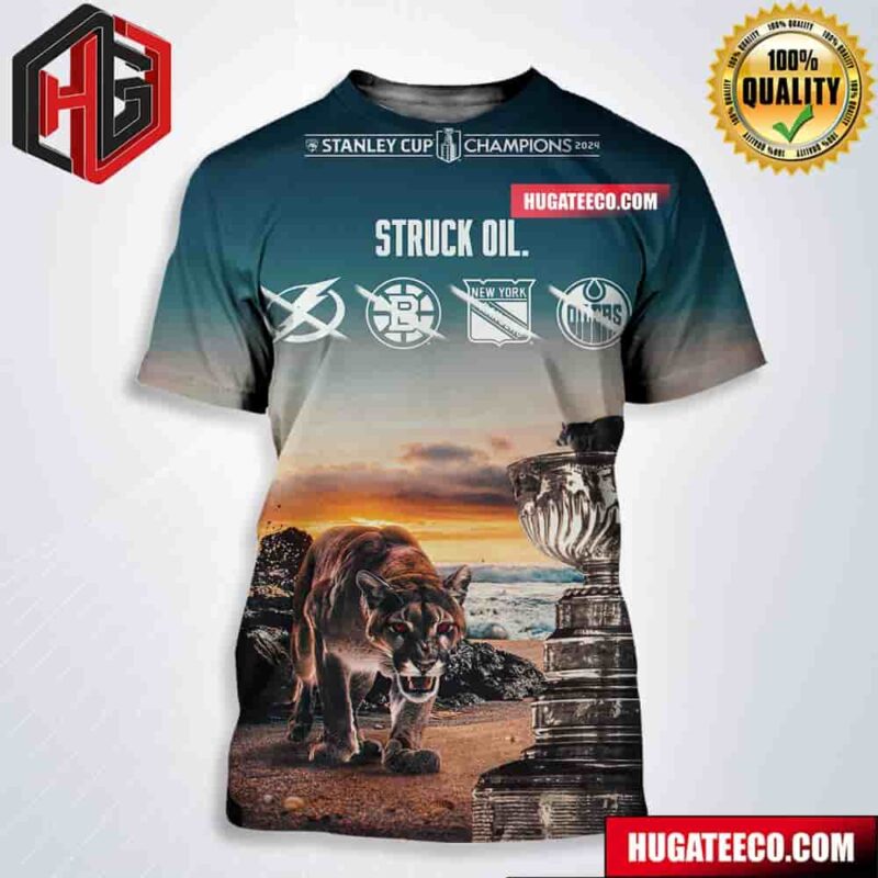 Florida Panthers Strucl Oil NHL Stanley Cup Champions 2024 All Over Print Shirt