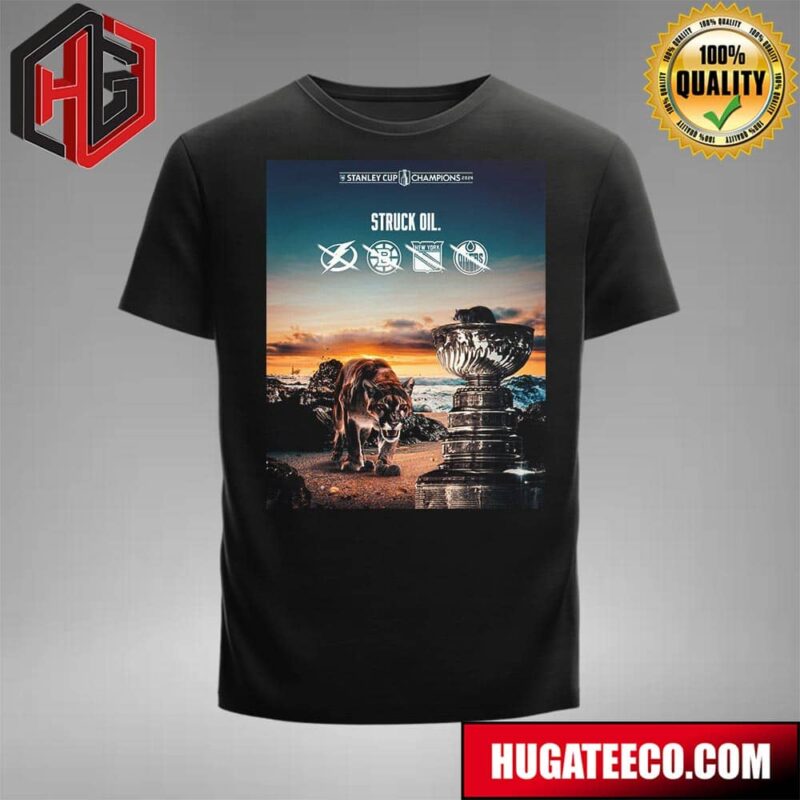 Florida Panthers Strucl Oil NHL Stanley Cup Champions 2024 T-Shirt