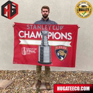 Florida Panthers WinCraft 2024 Stanley Cup Champions Garden House Flag