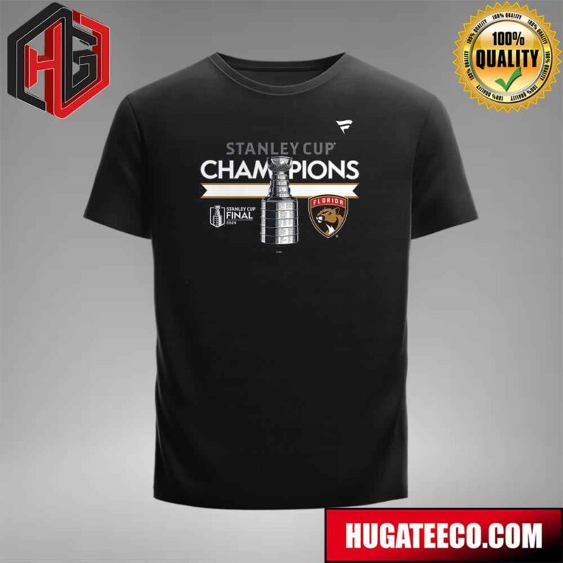 Florida Panthers X Fanatics Logo 2024 Stanley Cup Champions Locker Room T-Shirt Florida Panthers X Fanatics Logo 2024 Stanley Cup Champions Locker Room T-Shirt