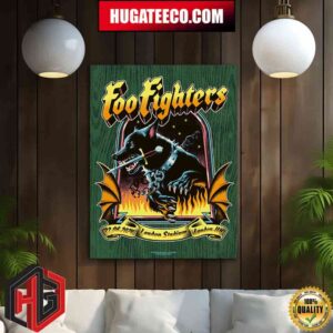 Foo Fighters Show On 22 06 2024 London Stadiums London Uk Home Decor Poster Canvas