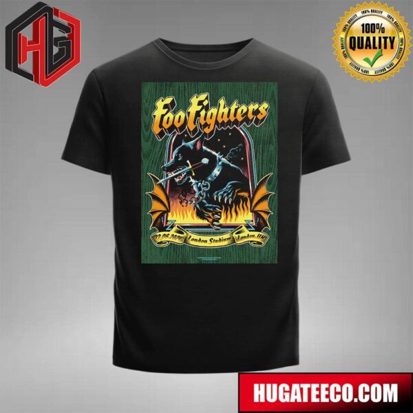 Foo Fighters Show On 22 06 2024 London Stadiums London Uk T-Shirt