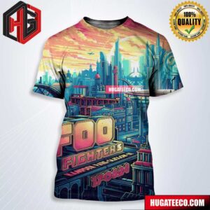 Foo Fighters Tour Manchester Night One Emirates Old Trafford June 13 2024 All Over Print Shirt