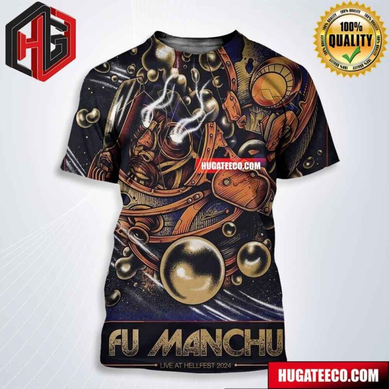 Fu Manchu Live At Hell Fest 2024 All Over Print Shirt