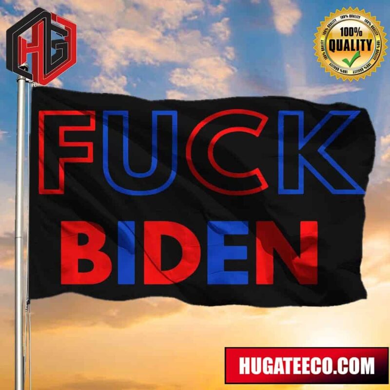 Fuck Biden Flag Anti Biden Flag Biden Not My President Merchandise 2 Sides Garden House Flag