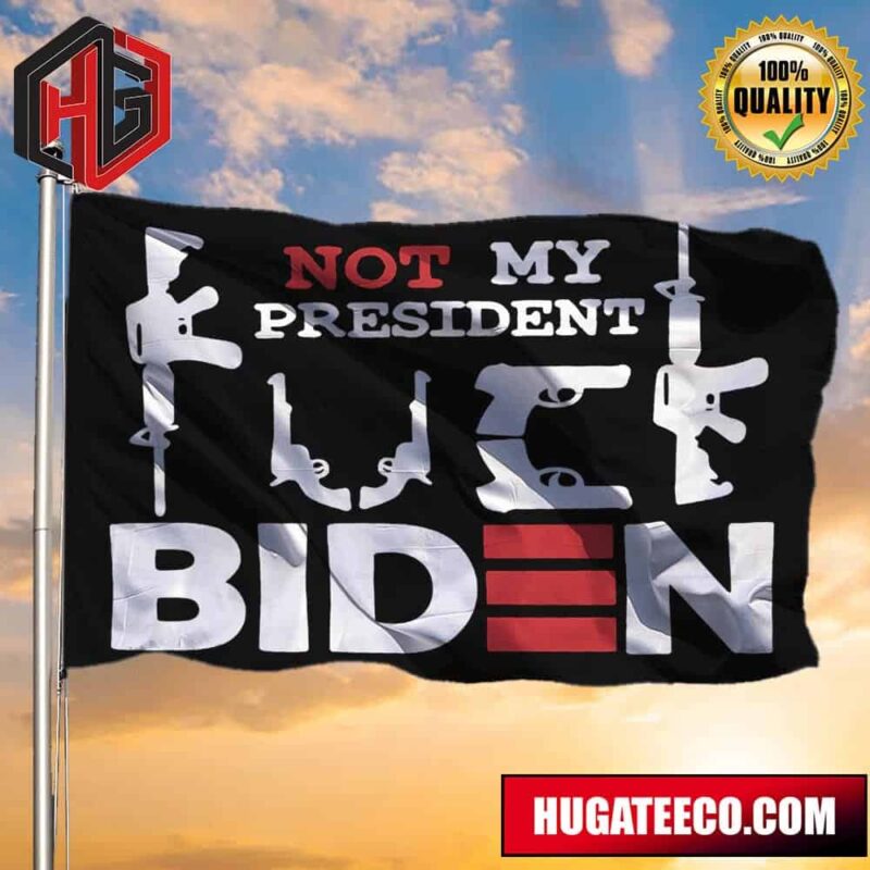 Fuck Joe Biden Flag Not My President Fuck Biden Flag Garden Decor 2 Sides Garden House Flag