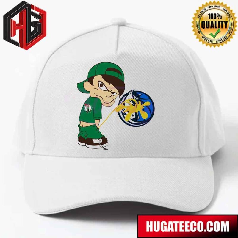 Funny NBA Boy Boston Celtics Piss On Dallas Mavericks Hat-Cap