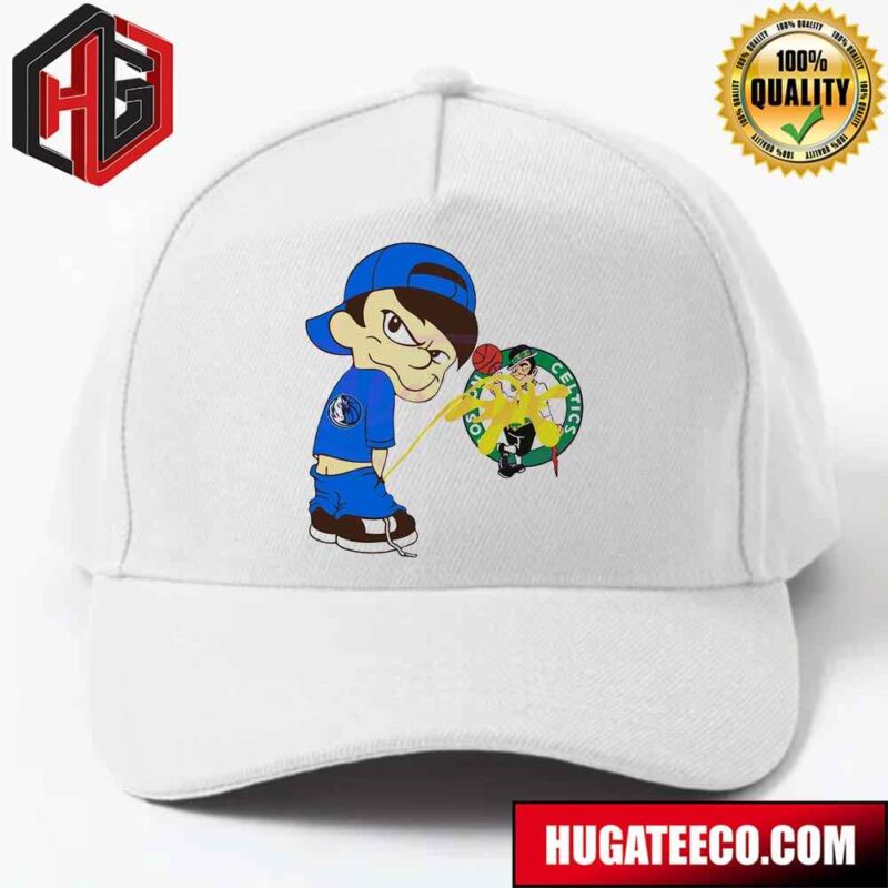 Funny NBA Boy Dallas Mavericks Piss On Boston Celtics Hat-Cap