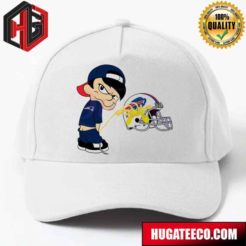 Funny Boy Patriots Piss On Buffalo Bills Hat-Cap